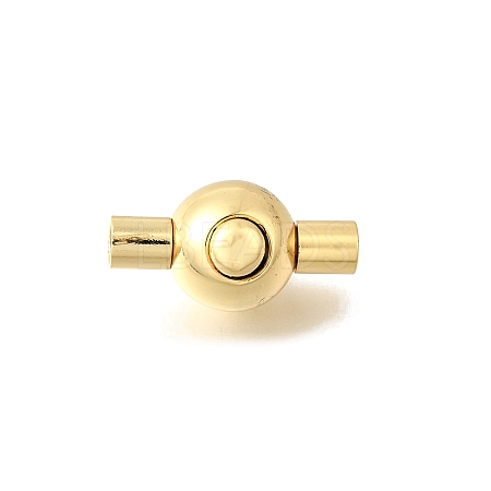 Brass Bayonet Clasps KK-P306-09G-1