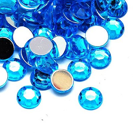 Imitation Taiwan Acrylic Rhinestone Cabochons GACR-A002-4mm-32-1