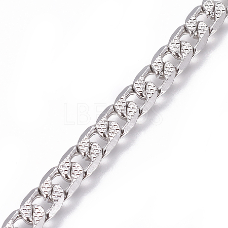 667 Stainless Steel Cuban Link Chains CHS-L020-046B-P-1-1