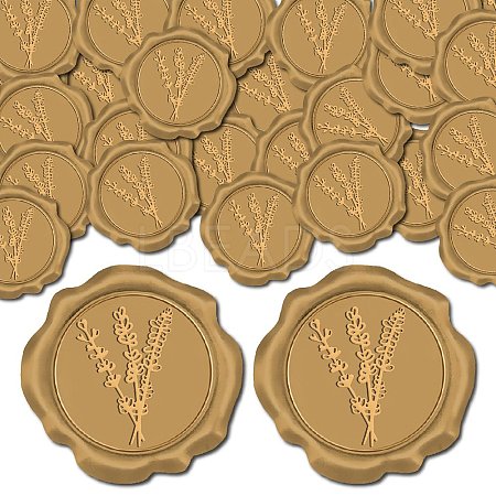 100Pcs Adhesive Wax Seal Stickers DIY-CP0009-47B-1