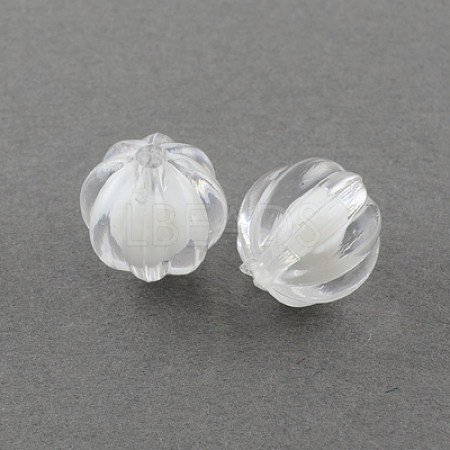 Transparent Acrylic Beads TACR-S089-8mm-01-1