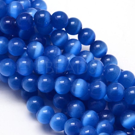 Cat Eye Beads Strands X-CE-M011-10mm-10-1