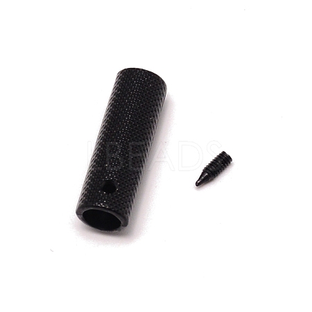 Zinc Alloy Cord Ends FIND-WH0091-65G-1