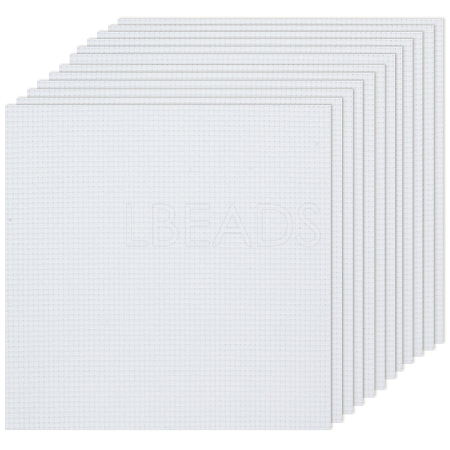 12Pcs 11CT Cross Stitch Fabric Sheets DIY-CY0002-77A-1