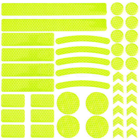 Waterproof Plastic Reflective Sticker DIY-WH0184-88A-1