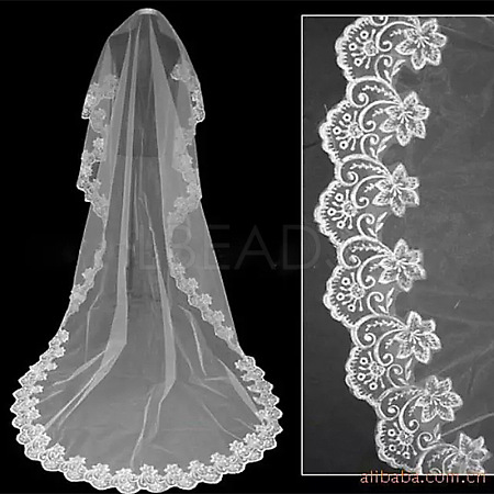 Nylon Bridal Veils WG47232-01-1