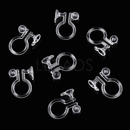 Plastic Clip-on Earring Findings KY-R014-01-1