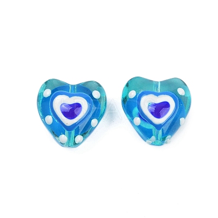 Handmade Lampwork Beads Strands LAMP-R004-06A-05-1