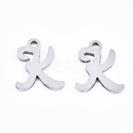 Non-Tarnish 201 Stainless Steel Charms LS-STAS-T044-217P-K-1