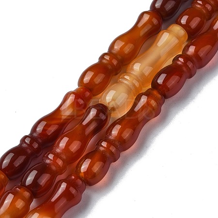 Natural Red Agate Beads Strands G-C135-A01-01-1