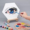 Hexagon Painting Canvas Panel Drawing Boards DIY-NB0004-10-4