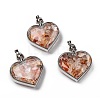 Glass Bottle Pendants G-Z010-02J-1