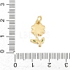 Brass Micro Pave Cubic Zirconia Pendants KK-F938-29G-01D-3