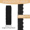 15 Yards Cotton Embroidery Bowknot Lace Ribbons OCOR-WH0045-35B-2