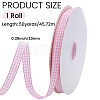 50 Yards Tartan Pattern Polyester Ribbon OCOR-CY0003-72B-2