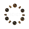 Natural Tiger Eye Buddhist Beads G-TA0001-02A-1