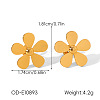 304 Stainless Steel Stud Earrings for Women WG18C3B-02-1