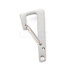 Non-Tarnish 304 Stainless Steel Keychain Clasp Findings STAS-C024-23P-1