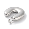 Rack Plating Brass Balloon Letter Pendants KK-C050-01P-U-2