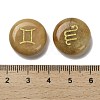 12 Constellation Natural Topaz Jade Cabochons Set G-Q190-03G-3