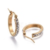 201 Stainless Steel Hoop Earrings EJEW-A052-33A-2