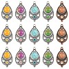 Bohemian Dyed Synthetic Turquoise Pendants FIND-YWC0003-02AB-01-2