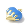 Rack Plating Brass Enamel Pendants KK-S366-05G-04-2