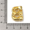 Brass with Cubic Zirconia Pendant KK-Q818-03B-G-3