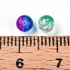 Baking Paint Transparent Crackle Glass Beads DGLA-Q018-4mm-M01-4