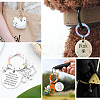 12Pcs Alloy Spring Gate Ring HJEW-YW00095-6
