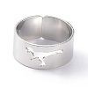 Alloy Adjustable Rings Set RJEW-D001-05P-2