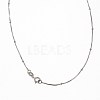 925 Sterling Silver Round Snake Chain Necklaces STER-BB71243-B-1