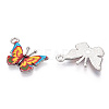 Printed Alloy Pendants PALLOY-R111-14F-1