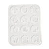 12 Constellations Flat Round DIY Silicone Molds SIMO-C012-03-2