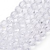 Transparent Glass Bead Strands X-GLAA-G013-8mm-72-1