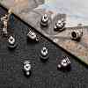 Tibetan Style Cord Ends TIBE-4736-AS-FF-5