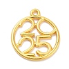 Rack Plating Alloy Pendants PALLOY-S190-06G-02-1