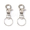 Iron Swivel Clasps with Key Rings HJEW-H017-P-1