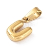 316L Surgical Stainless Steel Charms STAS-G315-01G-U-2