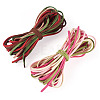 2 Bundles Faux Suede Cord Sets LW-TA0001-08D-2
