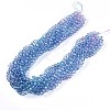 Baking Paint Transparent Glass Beads Strands LS-DGLA-A035-T10mm-A06-2