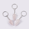 Natural Rose Quartz Keychain KEYC-P041-B014-1