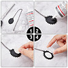 Alloy Graduation Cap Brim Chains Tassel Photo Charms DIY-SC0020-64-3