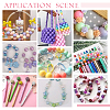 1 Set Opaque Acrylic Beads Set MACR-PH0001-51C-7