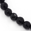 Synthetic Black Stone Beads Strands LS-G867-044-1