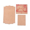 Kraft Paper Boxes and Necklace Jewelry Display Cards CON-L016-B03-2
