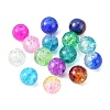 Baking Paint Crackle Glass Beads CCG-X0011-01-8mm-2