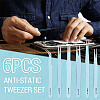 201 Stainless Steel Beading Tweezers Sets TOOL-TA0001-15C-6