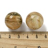Natural Crazy Agate Round Ball Figurines Statues for Home Office Desktop Decoration G-P532-02A-21-3