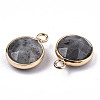 Natural Labradorite Pendants X-G-T131-101A-3